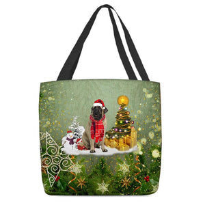 Mastiff Merry Christmas Tote Bag