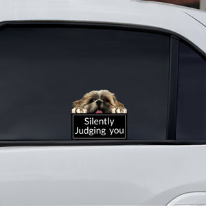 Silently Judging You - Shih Tzu Car/ Door/ Fridge/ Laptop Sticker V1