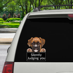Silently Judging You - Boxer Car/ Door/ Fridge/ Laptop Sticker V1