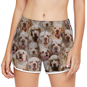 You Will Have A Bunch Of Clumber Spaniels - Women Shorts V1