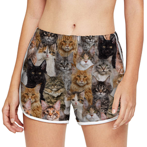 You Will Have A Bunch Of Maine Coon Cats - Women Shorts V1