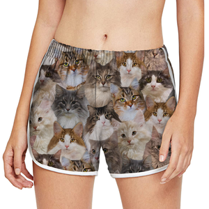You Will Have A Bunch Of Norwegian Forest Cats - Women Shorts V1