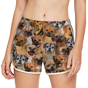 Will Have A Bunch Of Puggles - Women Shorts V1