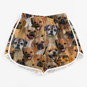 Will Have A Bunch Of Puggles - Women Shorts V1