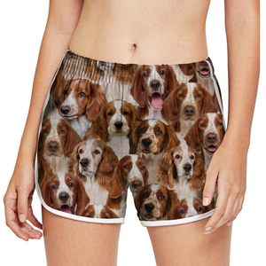 You Will Have A Bunch Of Welsh Springer Spaniels - Women Shorts V1