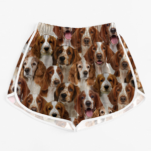 You Will Have A Bunch Of Welsh Springer Spaniels - Women Shorts V1