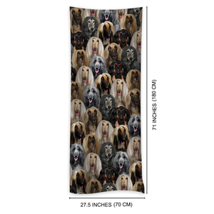 You Will Have A Bunch Of Afghan Hounds - Scarf V1