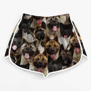 You Will Have A Bunch Of American Akitas - Women Shorts V1