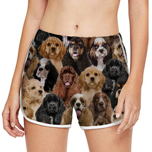 You Will Have A Bunch Of American Cocker Spaniels - Women Shorts V1