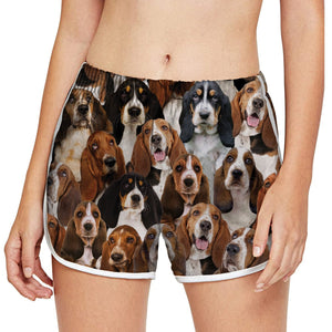 You Will Have A Bunch Of Basset Hounds - Women Shorts V1