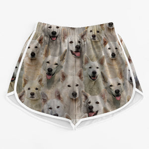 You Will Have A Bunch Of Berger Blanc Suisses - Women Shorts V1