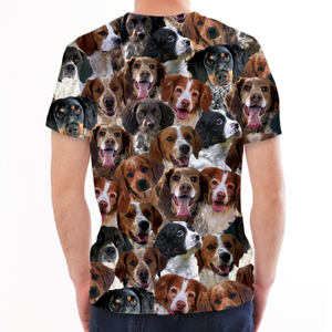 Unisex T-shirt-You Will Have A Bunch Of Brittany Spaniels - Tshirt V1
