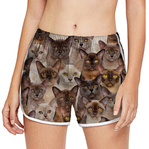 You Will Have A Bunch Of Burmese Cats - Women Shorts V1