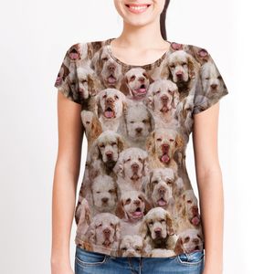 Unisex T-shirt-You Will Have A Bunch Of Clumber Spaniels - Tshirt V1