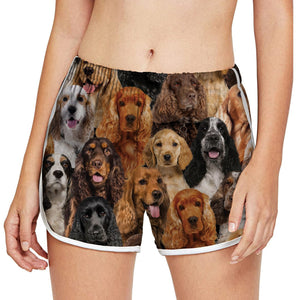 You Will Have A Bunch Of English Cocker Spaniels - Women Shorts V1