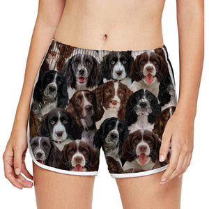 You Will Have A Bunch Of English Springer Spaniels - Women Shorts V1