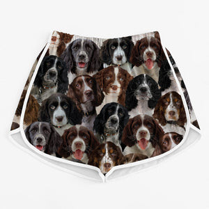 You Will Have A Bunch Of English Springer Spaniels - Women Shorts V1