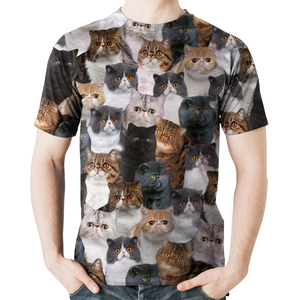 Unisex T-shirt-You Will Have A Bunch Of Exotic Cats - Tshirt V1