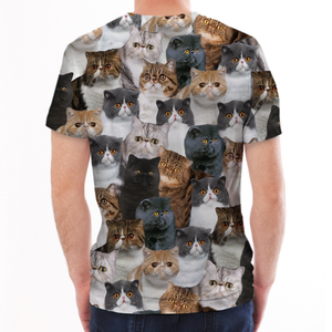 Unisex T-shirt-You Will Have A Bunch Of Exotic Cats - Tshirt V1