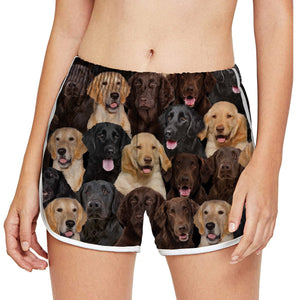 You Will Have A Bunch Of Flat Coated Retrievers - Women Shorts V1