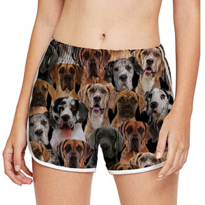 You Will Have A Bunch Of Great Danes - Women Shorts V1