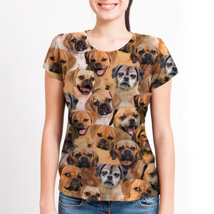 Unisex T-shirt-You Will Have A Bunch Of Puggles - Tshirt V1