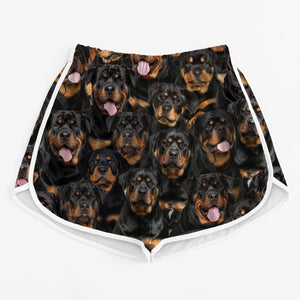 You Will Have A Bunch Of Rottweilers - Women Shorts V1