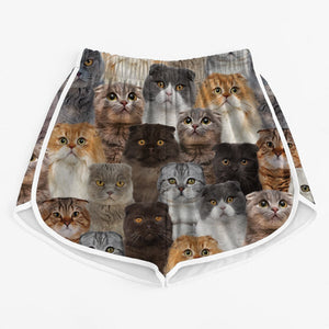 You Will Have A Bunch Of Scottish Fold Cats - Women Shorts V1