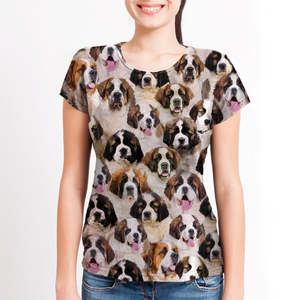 Unisex T-shirt-You Will Have A Bunch Of St. Bernards - Tshirt V1