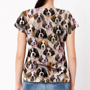 Unisex T-shirt-You Will Have A Bunch Of St. Bernards - Tshirt V1