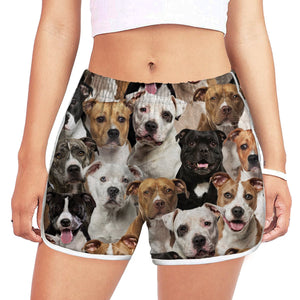 You Will Have A Bunch Of Staffordshire Bull Terriers - Women Shorts V1