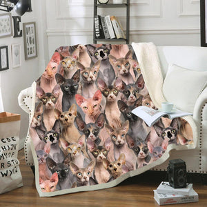 You Will Have A Bunch Of Sphynx Cats - Blanket V1